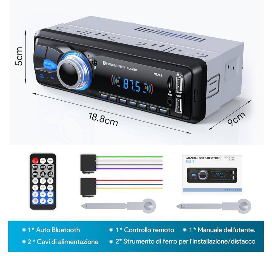 Radio auto multifonctions