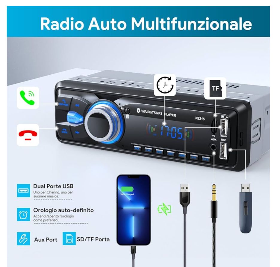 Radio auto multifonctions