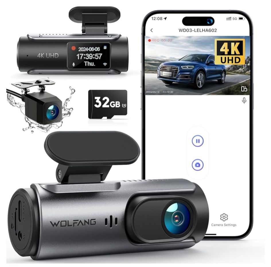 Caméra embarquée pour voiture (Dashcam) Full HD 1080P