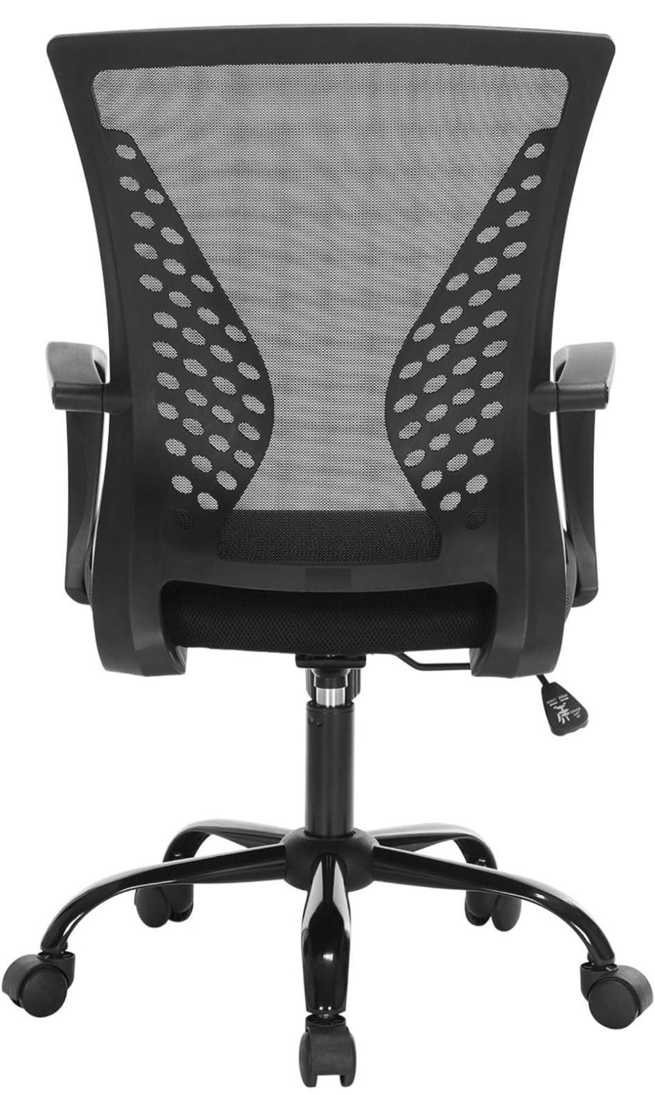 Chaise de Bureau Moderne en Maille - Noir