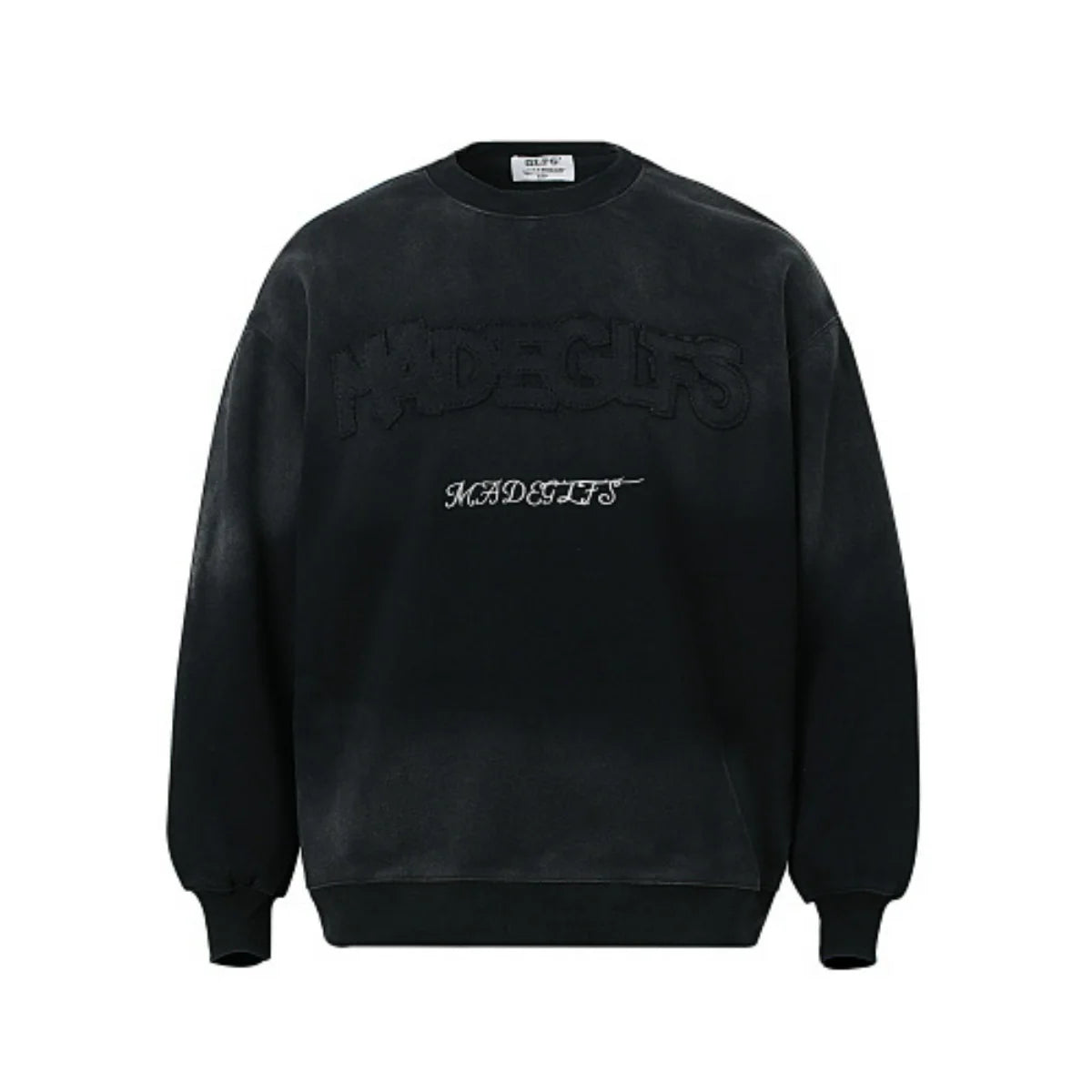 Sweat-shirt pour hommes et femmes, vêtements de rue, nouvelle tendance, industrie lourde, délavé, brodé, de style Antique