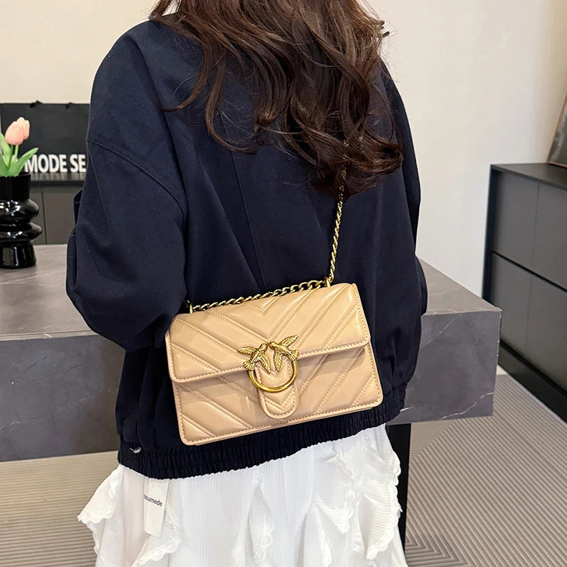 Sac à bandoulière en toile pour femme moderne 2026, matériau robuste, bandoulière réglable, sac à main de luxe au design célèbre