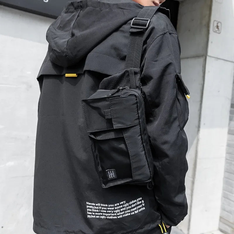 Sac de poitrine pour hommes essentiels petit cartable homme taille épaule sac de créateur mâle moto côté toile ceinture sacs 가sac bolsos