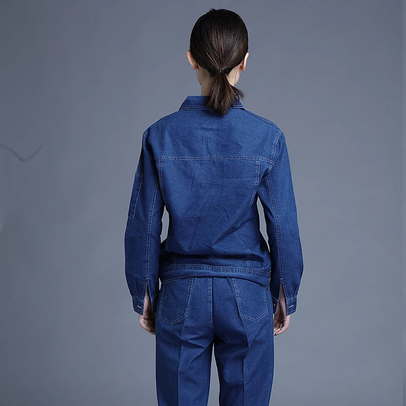 Vêtements de travail avec logo imprimé pour hommes, uniformes d'atelier, vêtements de mécanicien