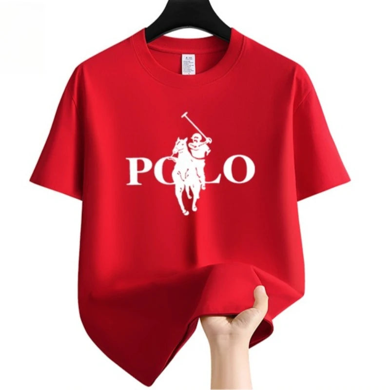 Vêtements de marque pour hommes, mode estivale, shorts décontractés pour affaires, t-shirt à manches courtes polyvalent à col rond, t-shirt respirant