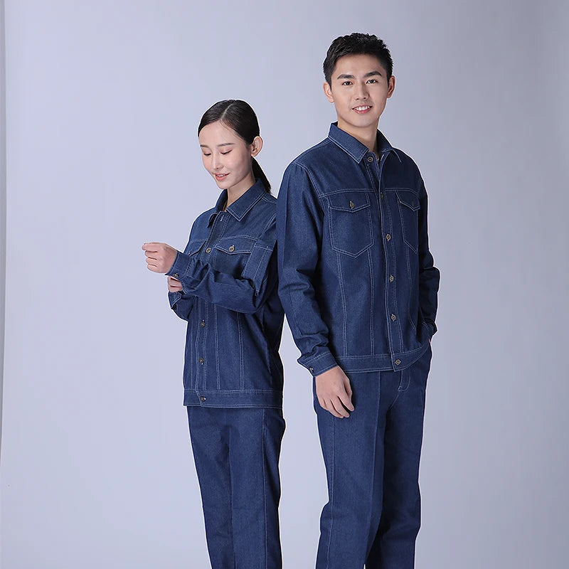 Vêtements de travail avec logo imprimé pour hommes, uniformes d'atelier, vêtements de mécanicien
