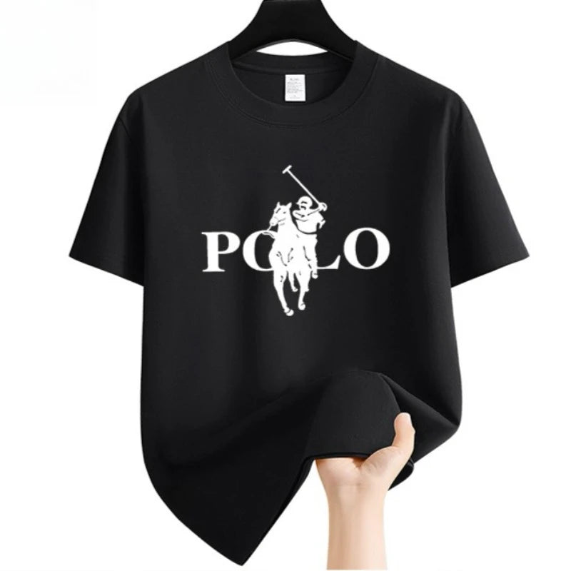 Vêtements de marque pour hommes, mode été, shorts décontractés pour affaires, t-shirt à manches courtes polyvalent à col rond, t-shirt respirant