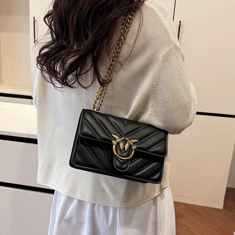 Sac à bandoulière en toile pour femme moderne 2026, matériau robuste, bandoulière réglable, sac à main de luxe au design célèbre