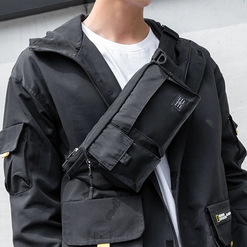 Sac de poitrine pour hommes essentiels petit cartable homme taille épaule sac de créateur mâle moto côté toile ceinture sacs 가sac bolsos