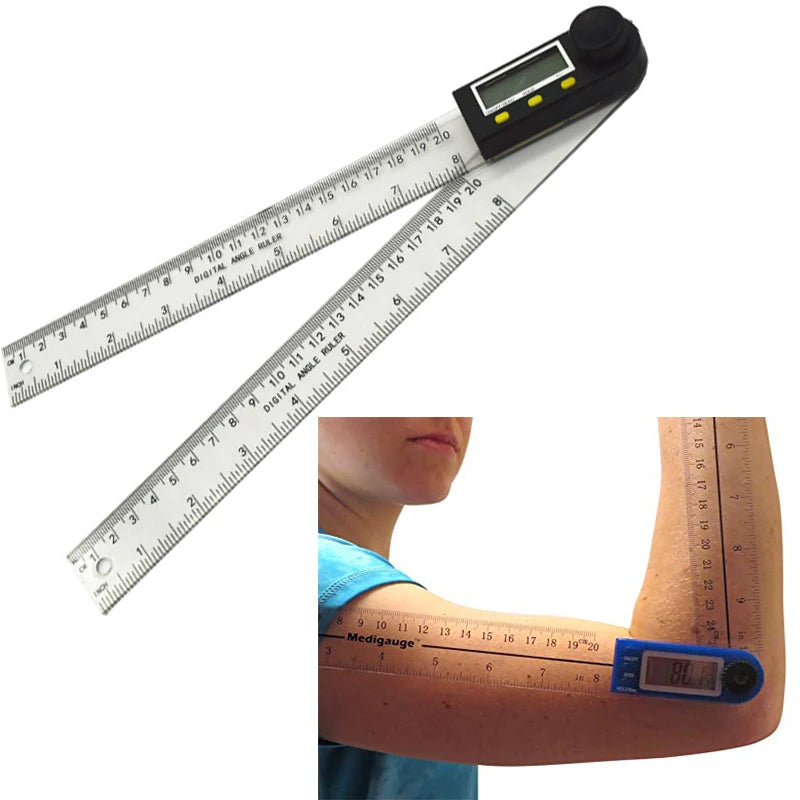 Goniomètre numérique électronique pour orthopédie, orthopédie, chiropratique, médecine sportive, sciences animales, thérapie professionnelle