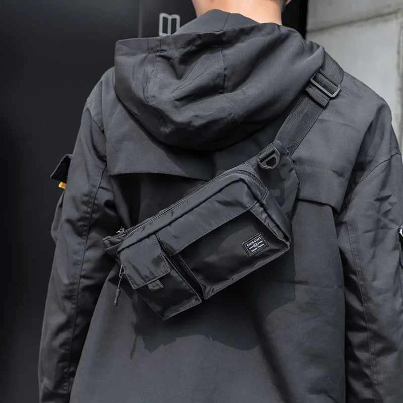 Sac de poitrine pour hommes essentiels petit cartable homme taille épaule sac de créateur mâle moto côté toile ceinture sacs 가sac bolsos