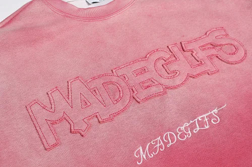 Sweat-shirt pour hommes et femmes, vêtements de rue, nouvelle tendance, industrie lourde, délavé, brodé, de style Antique