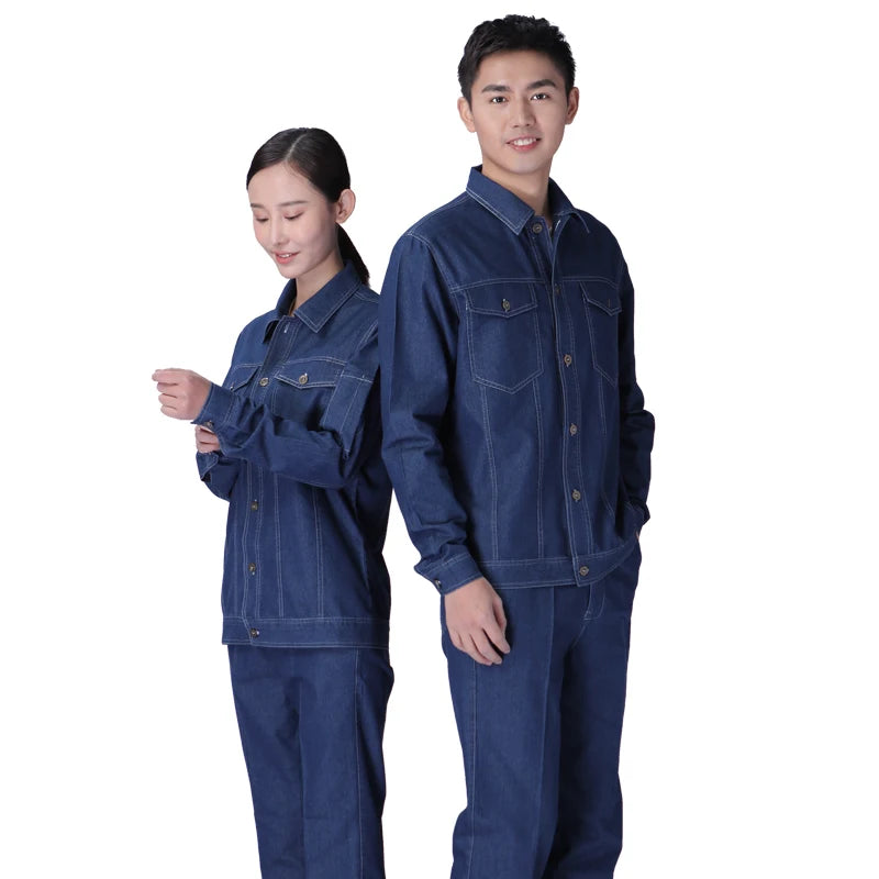 Vêtements de travail avec logo imprimé pour hommes, uniformes d'atelier, vêtements de mécanicien